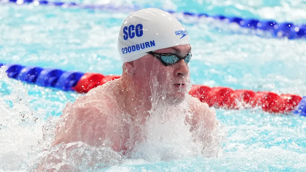 Archie Goodburn swimming