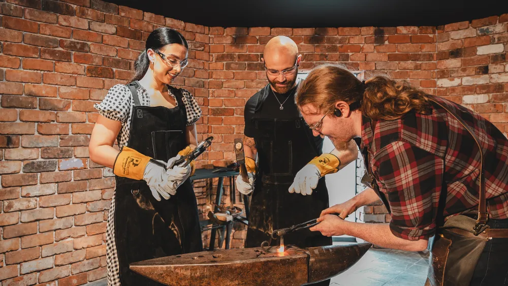 Blacksmith at work