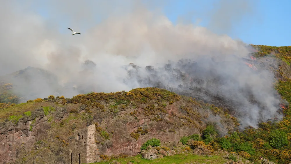 Arthur’s Seat fire