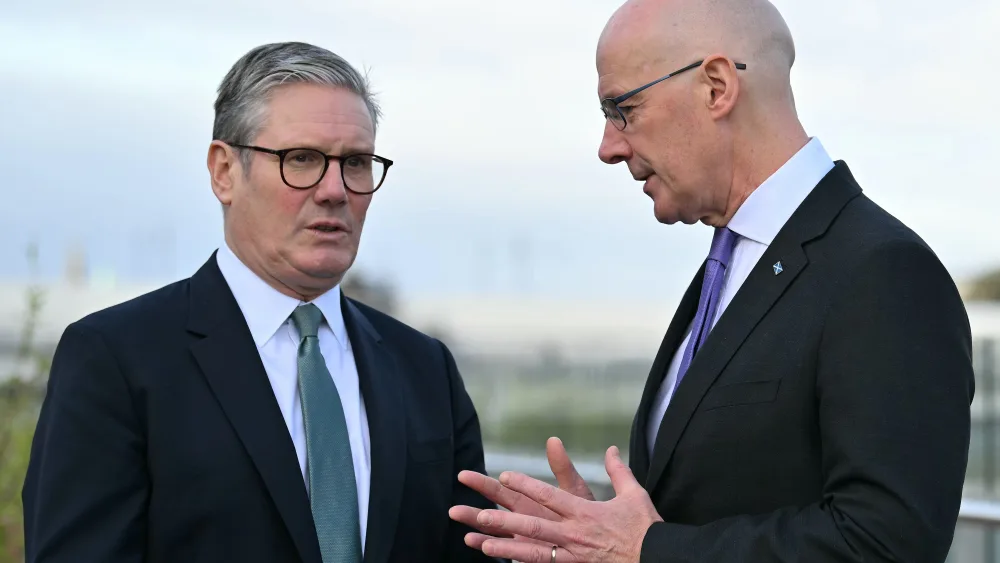 Sir Keir Starmer with John Swinney