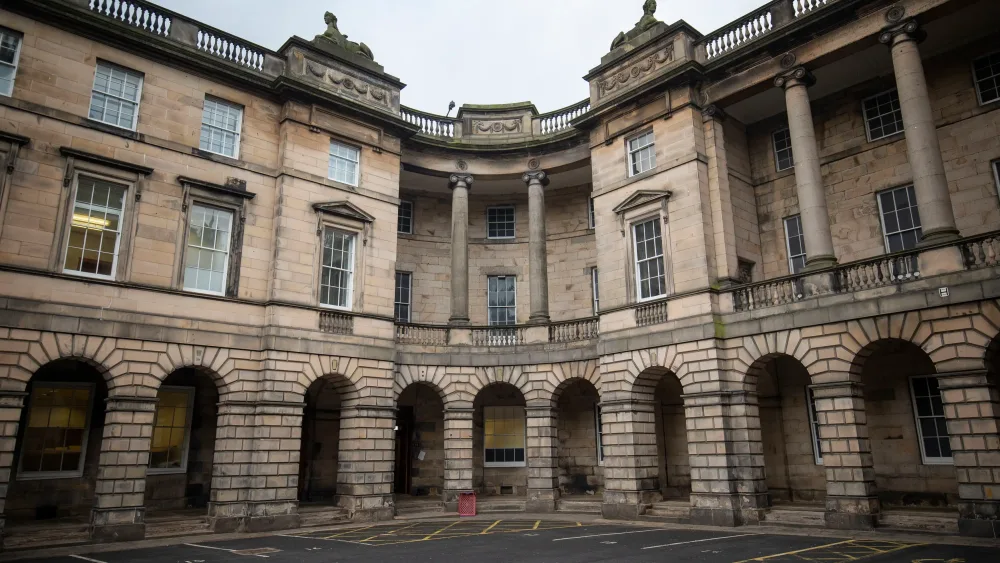 External view of the Court of Session in Edinburgh