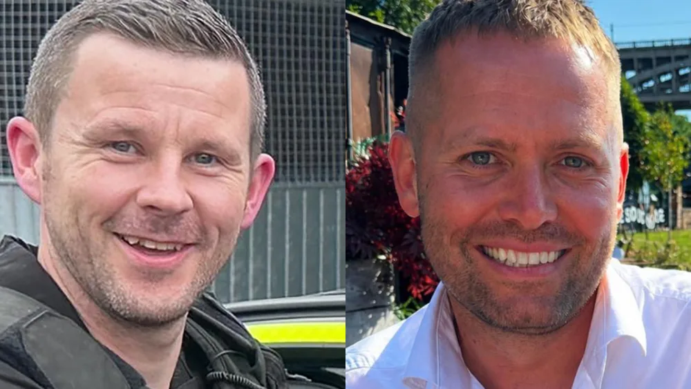 PC Tom Clough and PC Matthew Blades