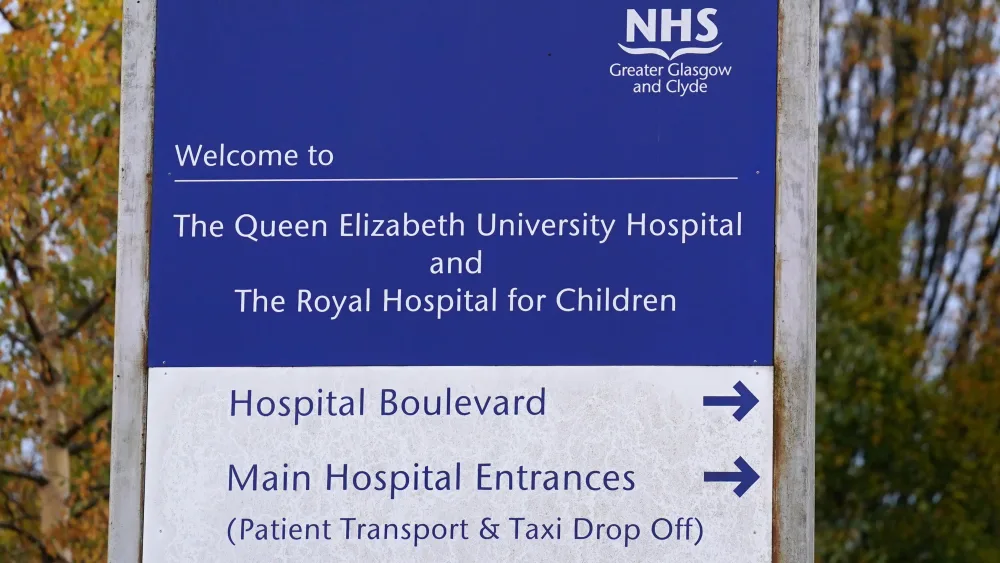 NHS Greater Glasgow and Clyde sign