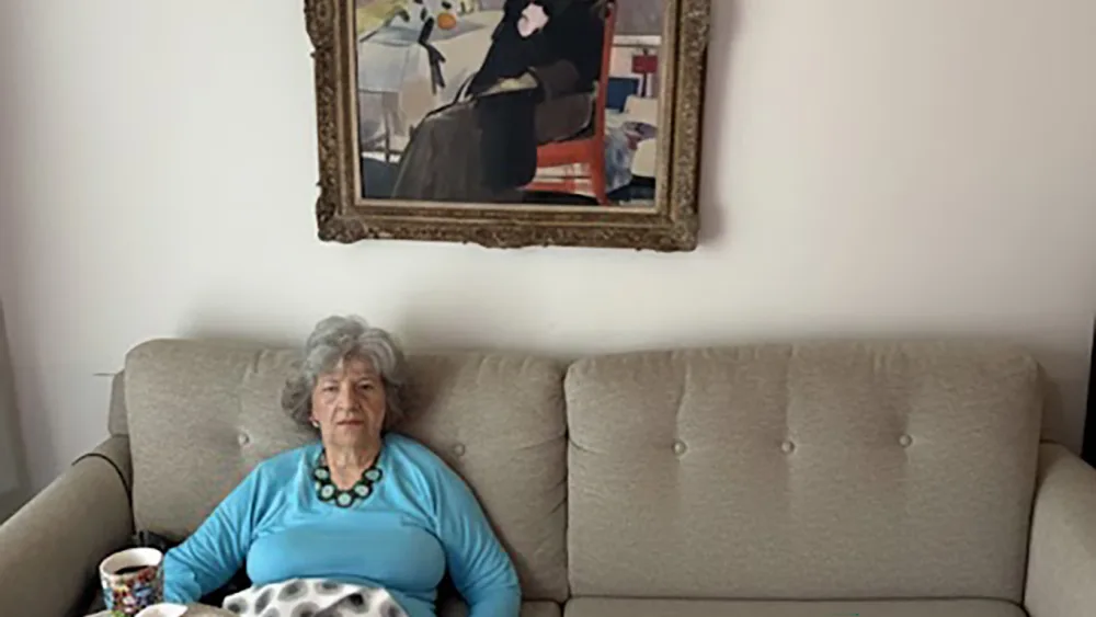 The FCB Cadell painting hung for years on the walls of Helene Plotkin's family home