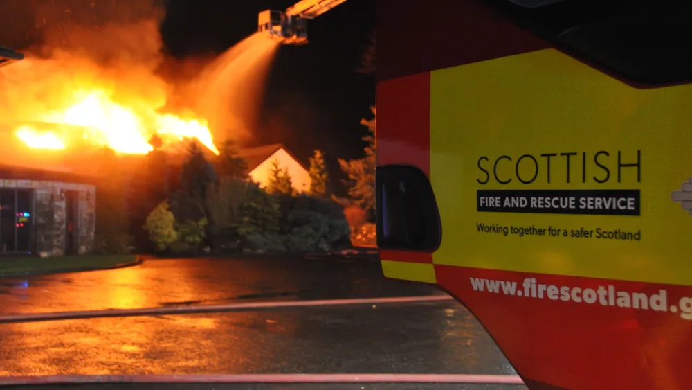 Farm workshop fire