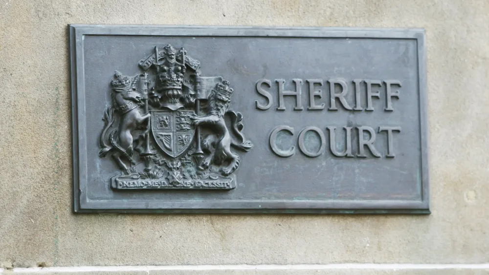 Sheriff Court sign