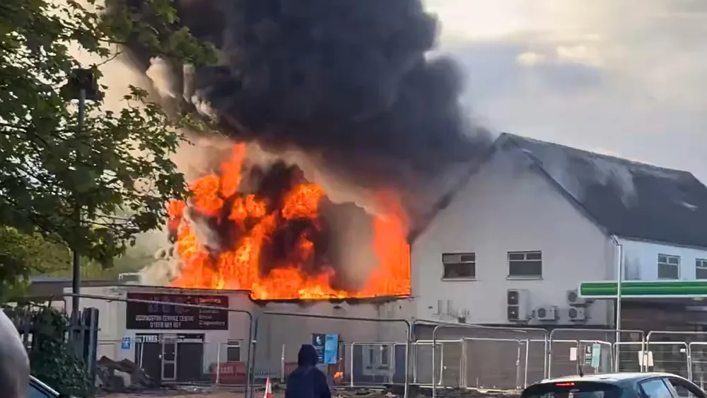 Uddingston fire