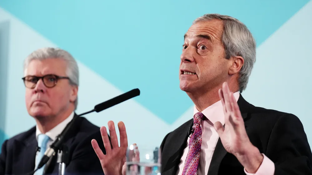 Malcolm Offord and Nigel Farage