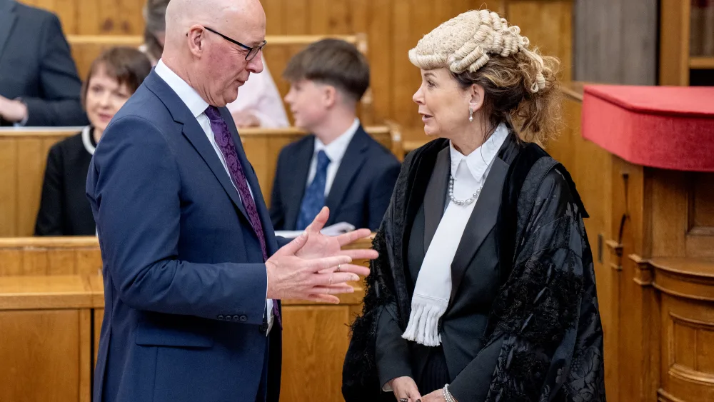 Former Lord Advocate Dorothy Bain KC came in for criticism when it emerged she had briefed First Minister John Swinney on the charges against Peter Murrell ahead of these being made public. (Jane Barlow/PA)