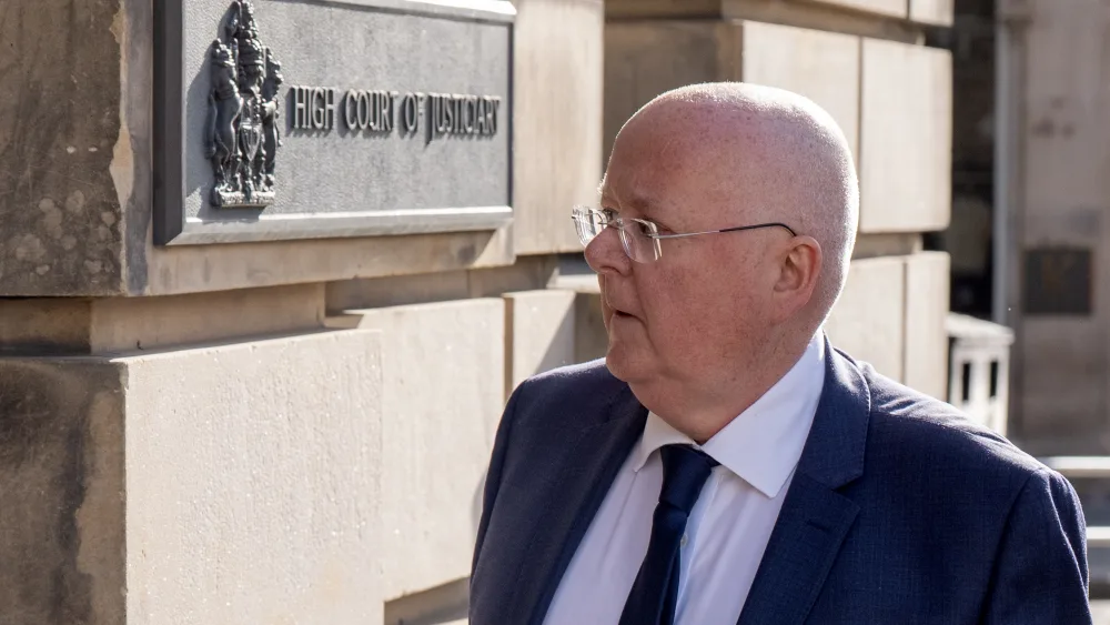 Former SNP chief executive Peter Murrell is awaiting sentencing, after admitting embezzling over £400,000 from the party. (Jane Barlow/PA)