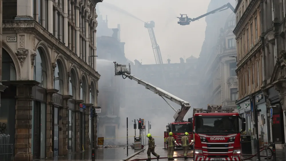Glasgow Central fire