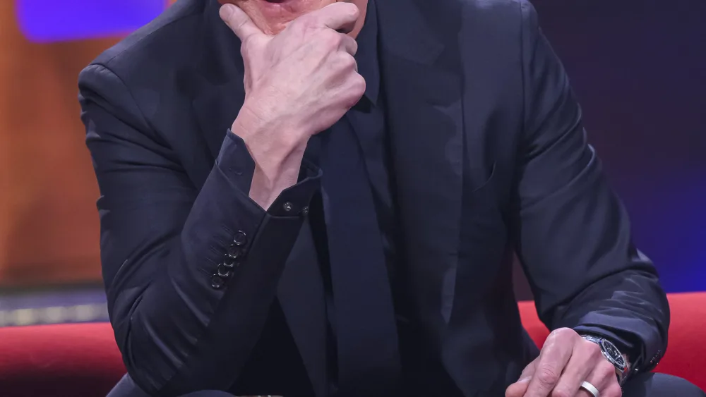 Gordon Ramsay during filming for the Graham Norton Show.
