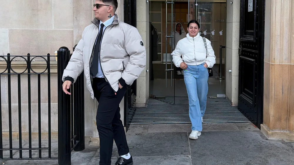 Ilia Belov, 22, and his sister Nadjedzha Belova leaving Dundee Sheriff Court earlier this year