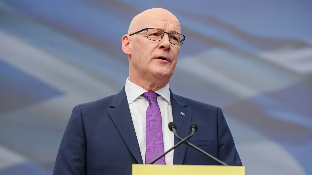 First Minister John Swinney