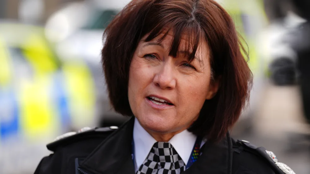 Police Scotland Chief Constable Jo Farrell paid tribute to the officers involved in the Operation Branchform investigation. (Andrew Milligan/PA)