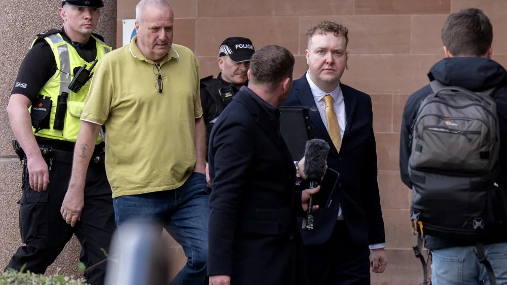 Jordan Linden outside court