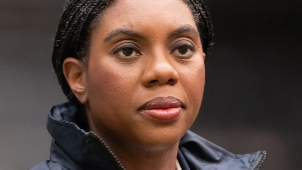 Kemi Badenoch looking stern
