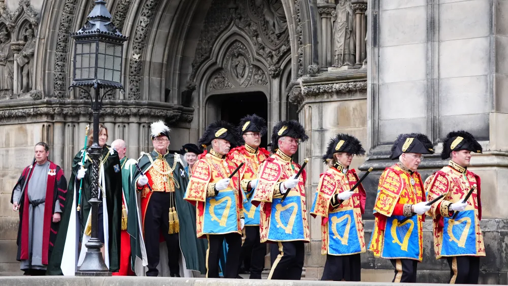King visits Scotland for Holyrood Week
