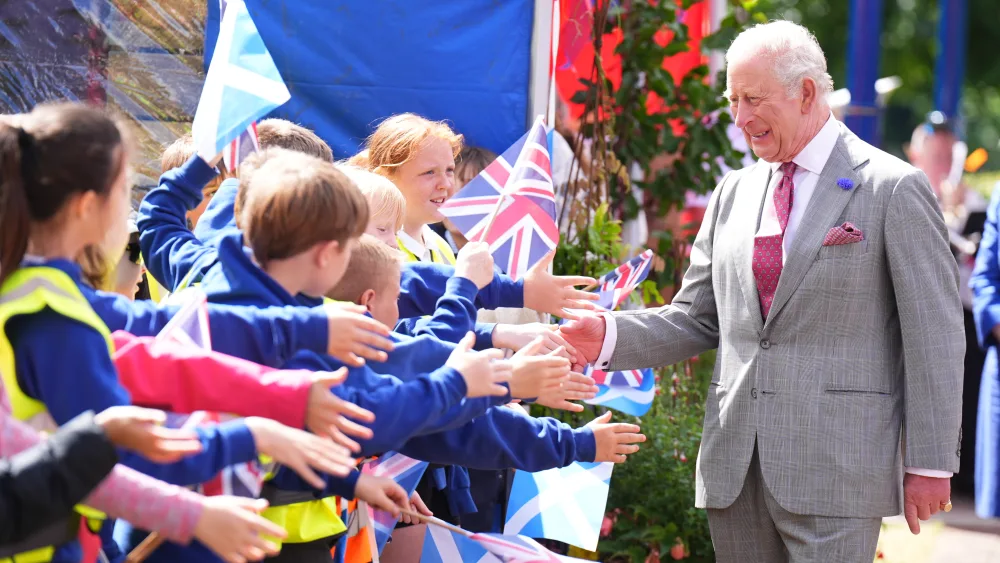 King visits Scotland for Holyrood Week
