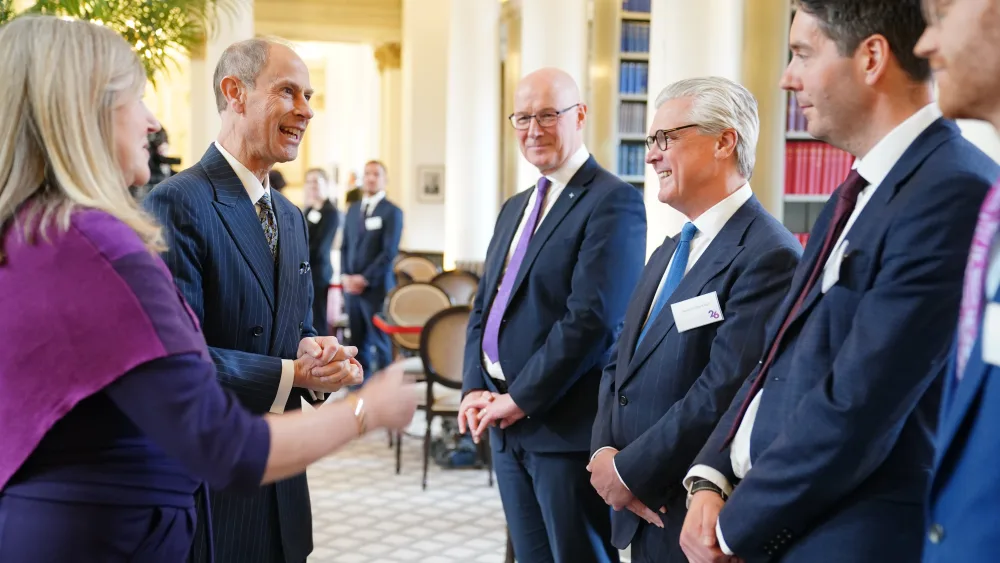 Prince Edward meeting party leaders