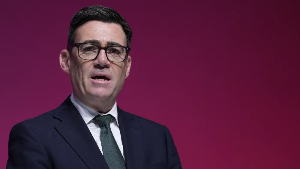Andy Burnham speaks at the Labour party conference