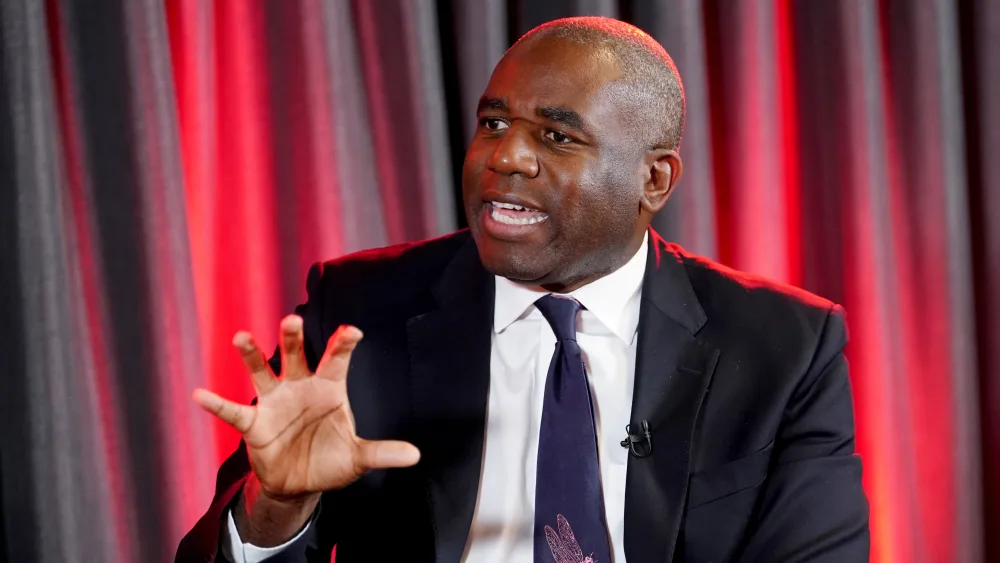 David Lammy speaking