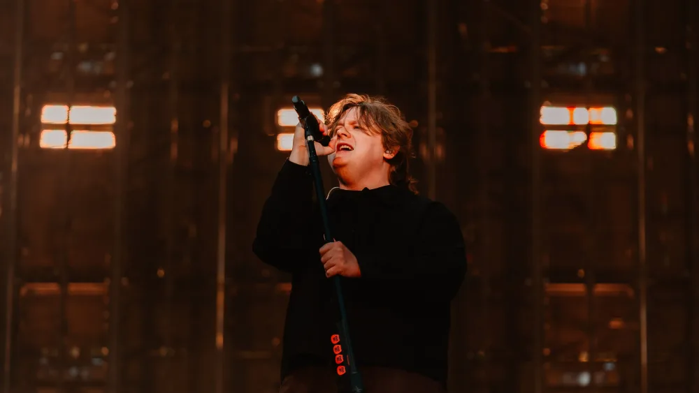 Lewis Capaldi has returned to the stage (@bonmk1/Connor Baker/PA)