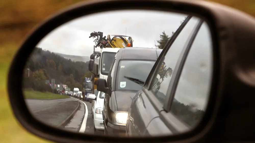 A traffic jam