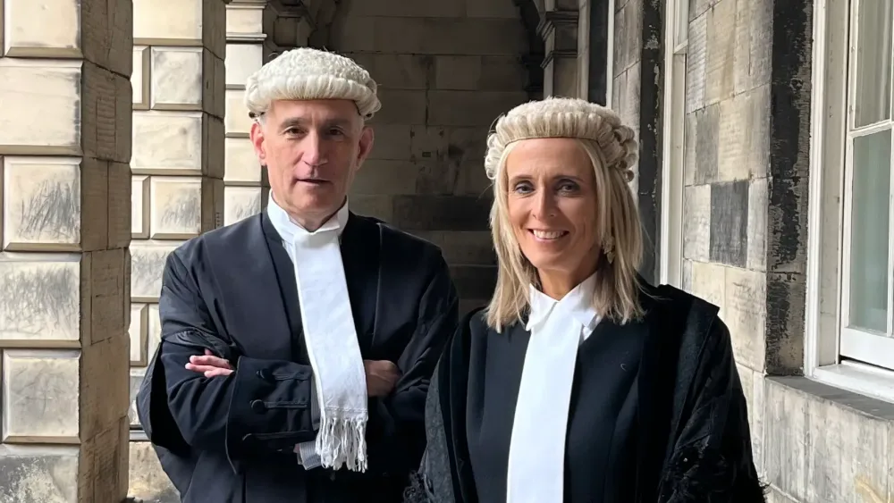 Ruth Charteris and Brian (BJ) Gill KC