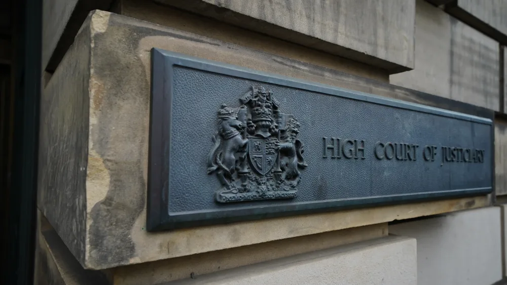Edinburgh High Court sign
