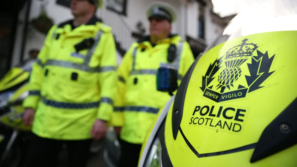 Police Scotland motorbike