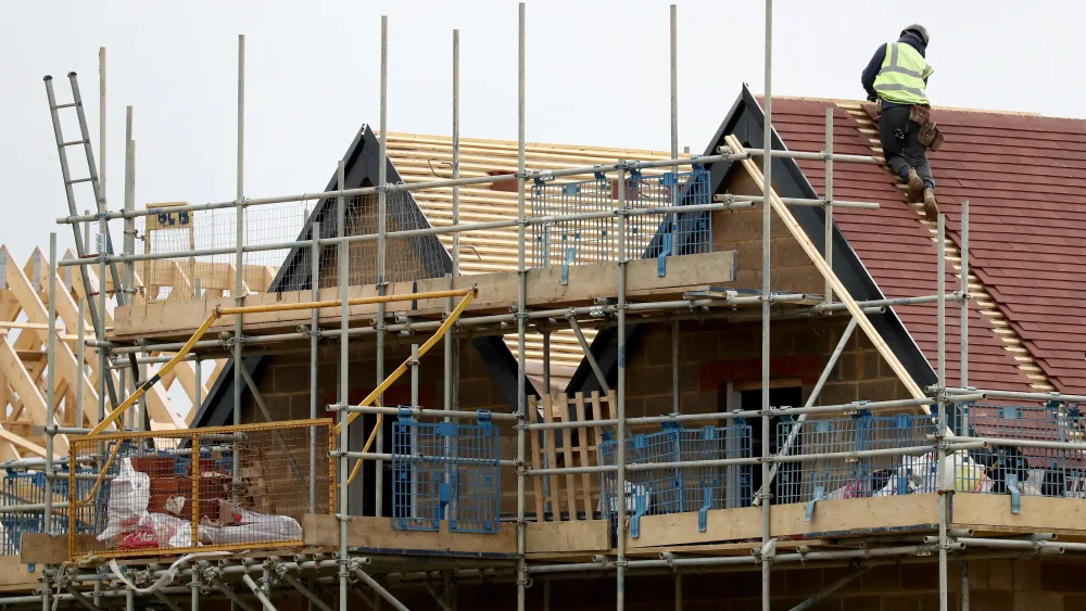 A house being built