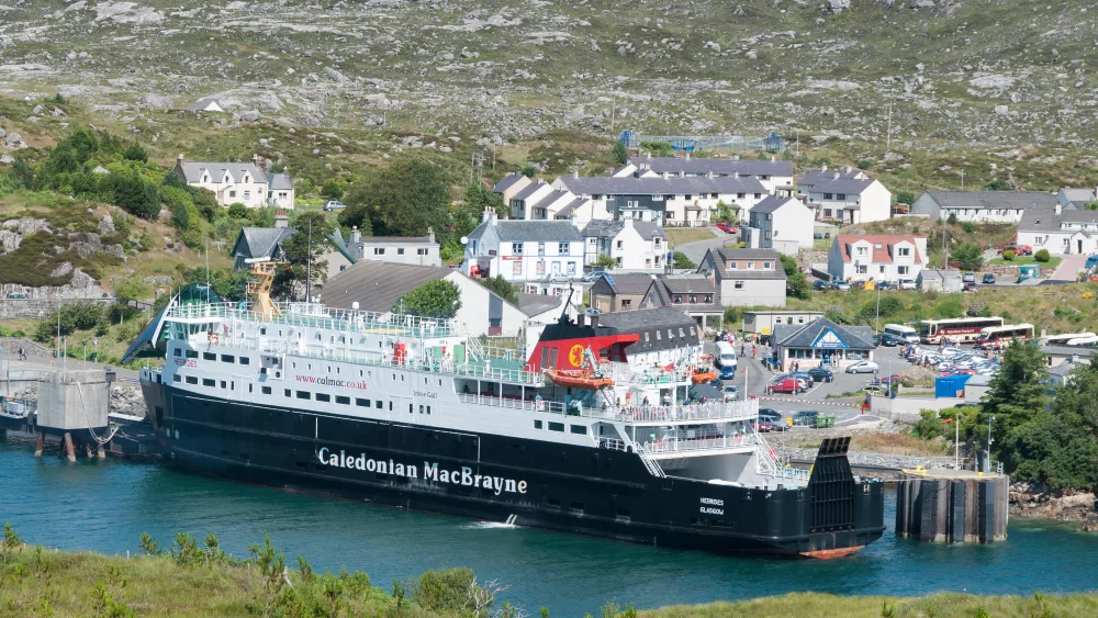 MV Hebrides at port