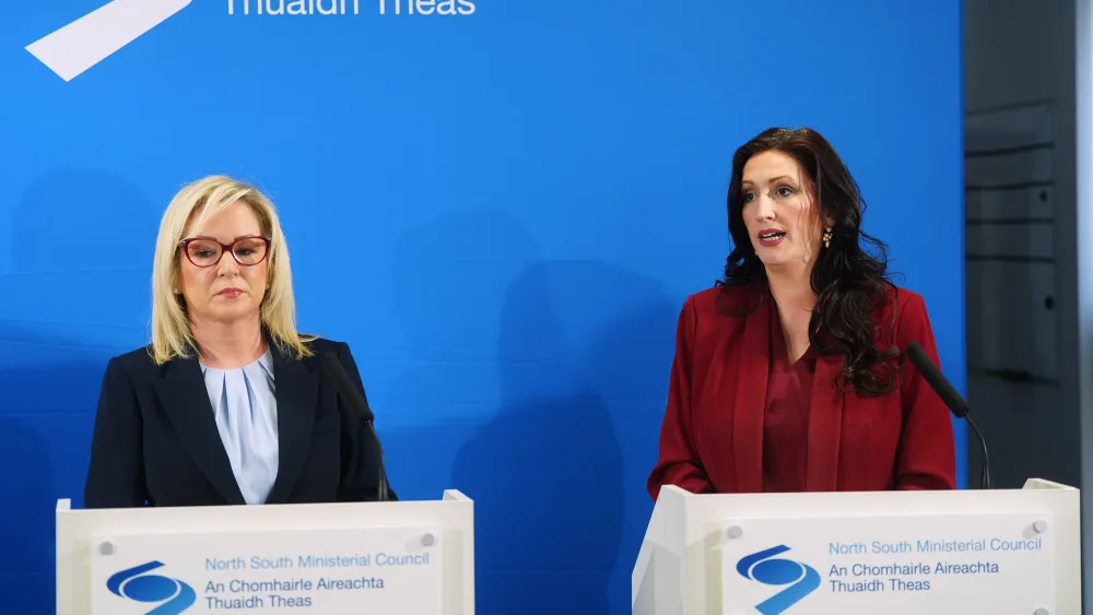 Michelle O'Neill and Emma Little-Pengelly