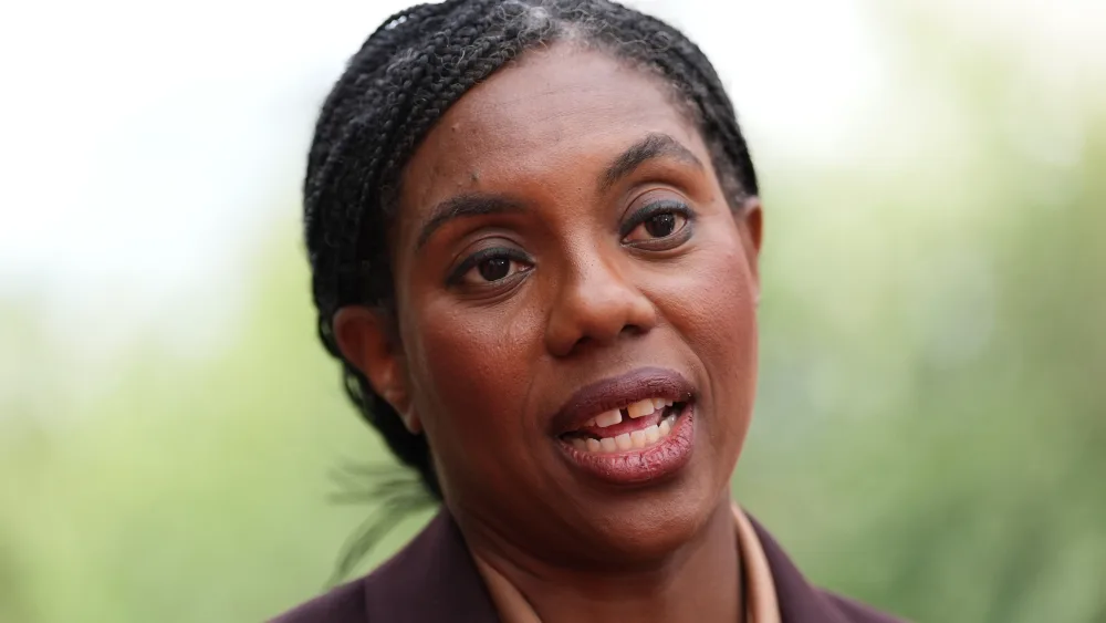 Headshot of Kemi Badenoch speaking