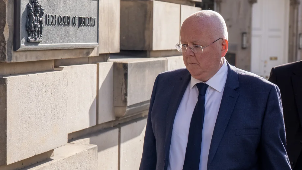 Peter Murrell has been remanded in custody after he admitted embezzling over £400,000 from the party he had been chief executive of. (Jane Barlow/PA)