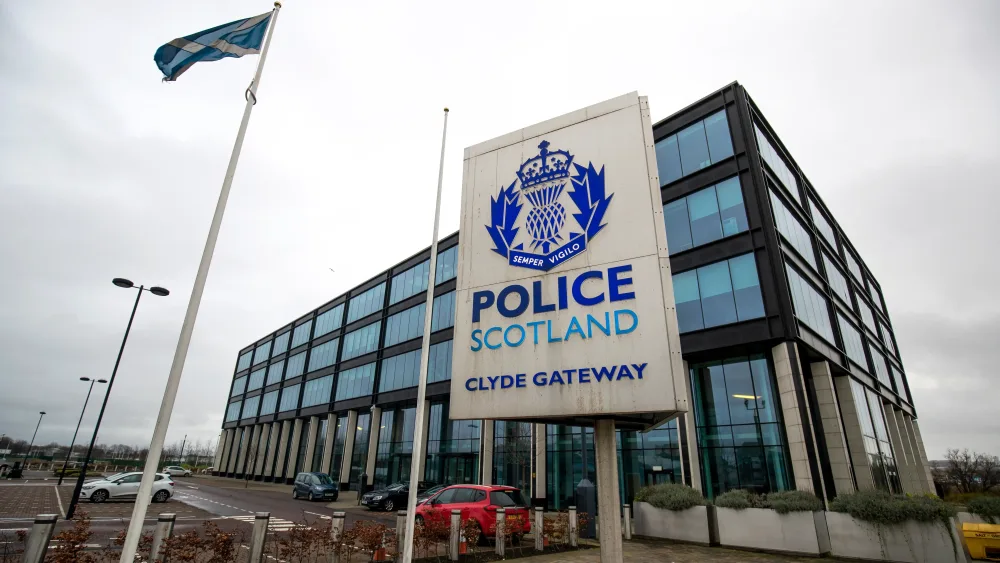 External view of a Police Scotland building