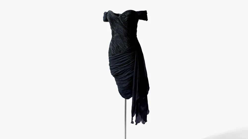 Diana’s ‘revenge dress’ is headed to auction at Sotheby’s in New York in December as part of its Luxury Week (Campbell Addy/Sotheby’s/PA)