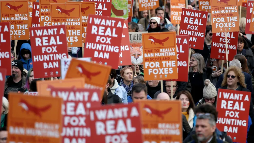 Anti-fox hunting march