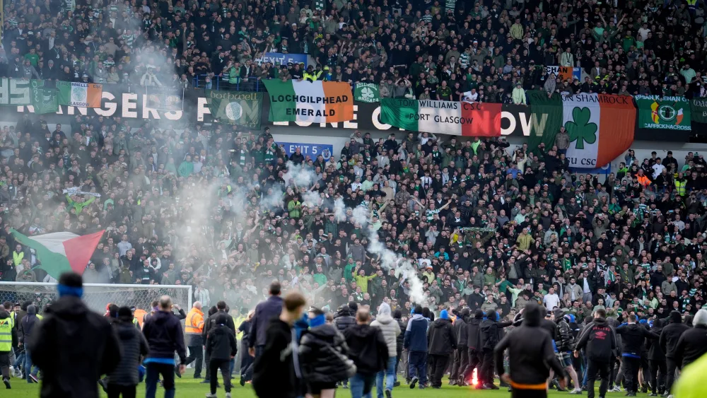 The pitch invasion