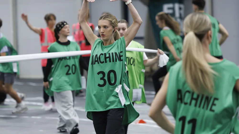 Rehearsals for the Commonwealth Games opening ceremony
