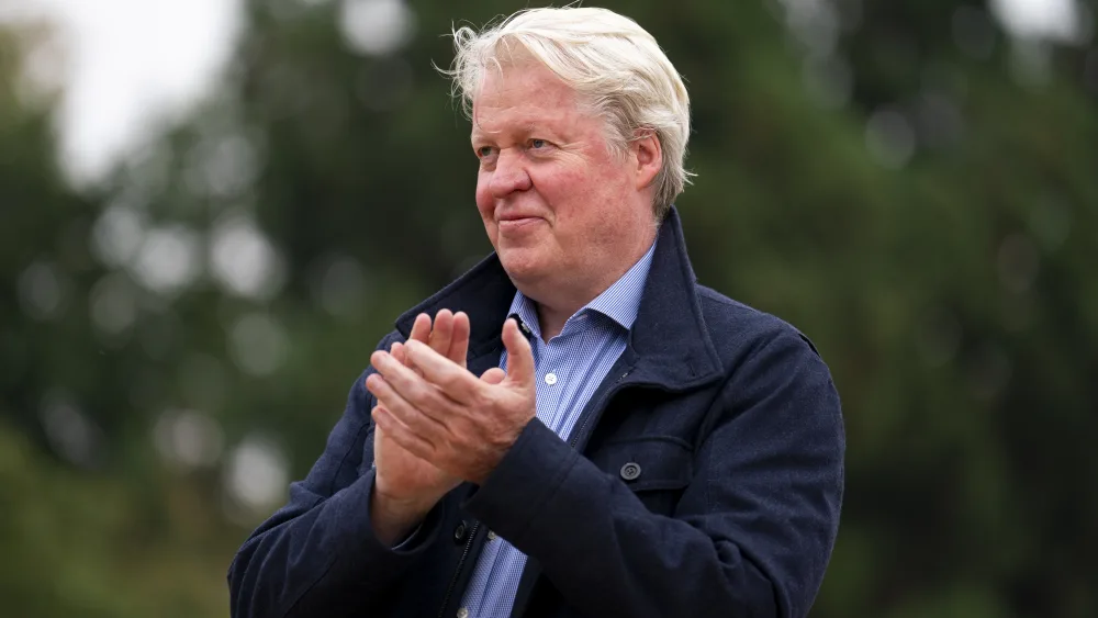 Earl Spencer, brother of Diana, Princess of Wales