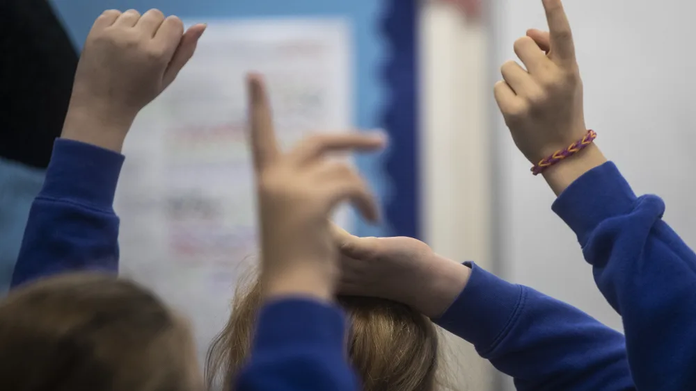 Children at school