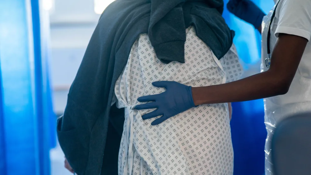 Patient in hospital