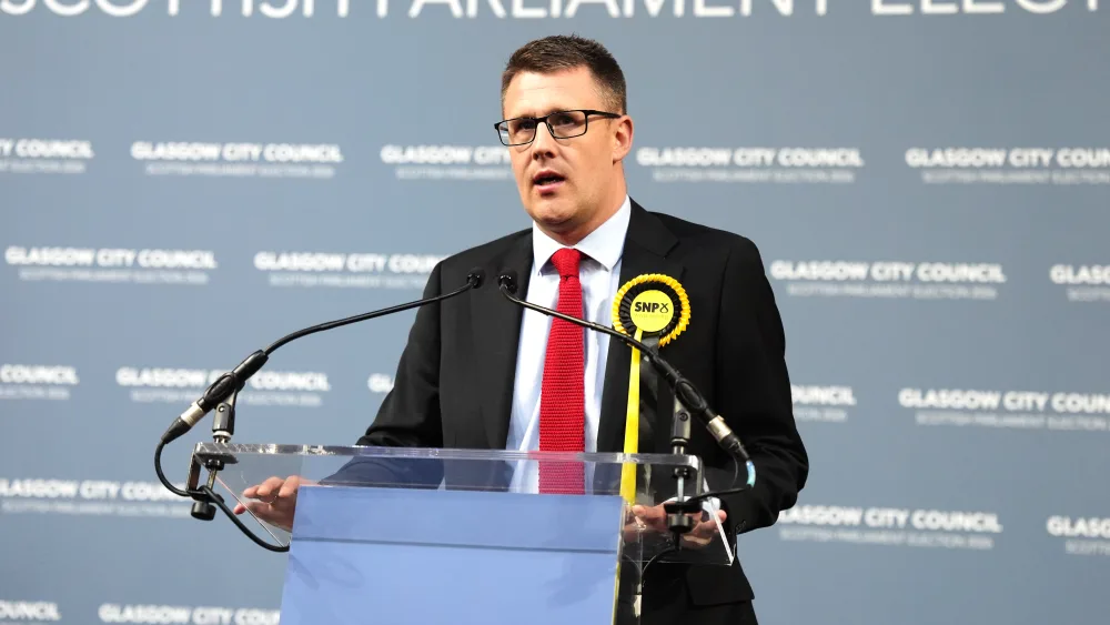 David Liden speaking from a lectern