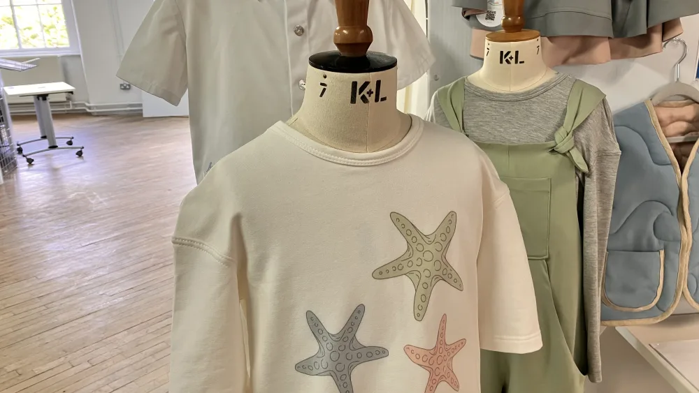 Seaside-inspired garments