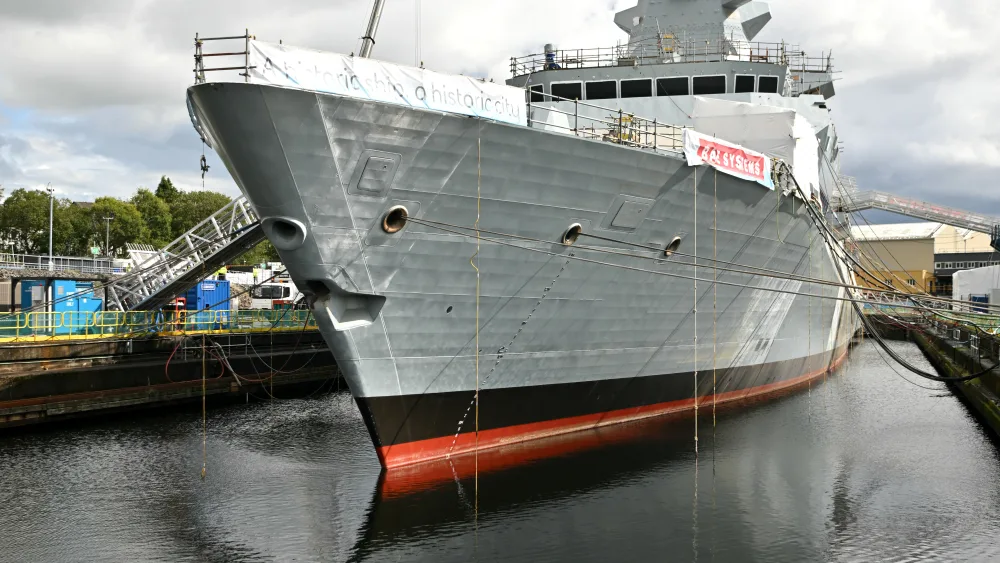 Sir Keir Starmer visit to shipyard