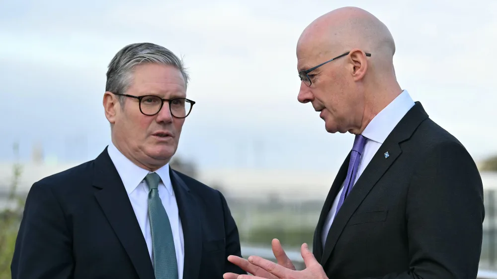 Prime Minister Sir Keir Starmer and Scotland’s First Minister John Swinney