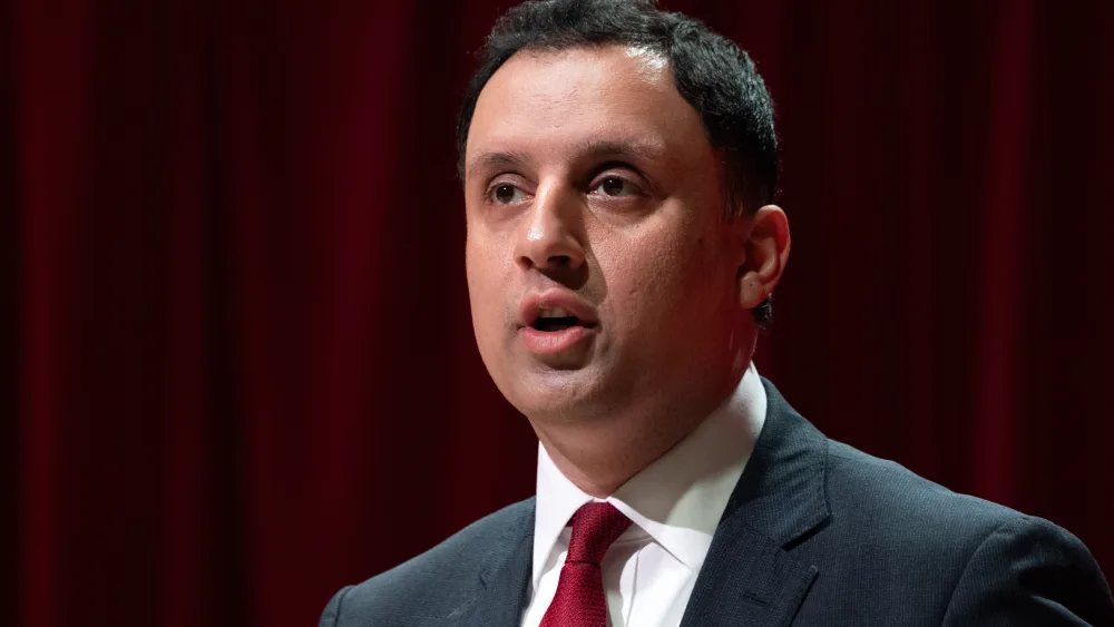 Anas Sarwar speaks at the STUC conference in Dundee