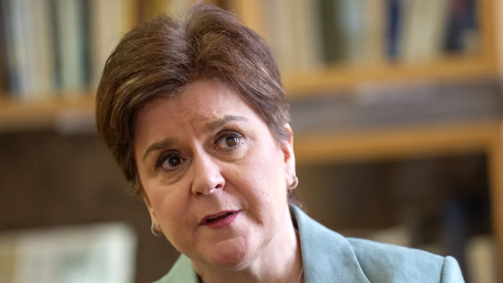Nicola Sturgeon leaves Holyrood